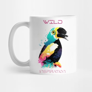 Toucan Wild Nature Animal Colors Art Painting Mug